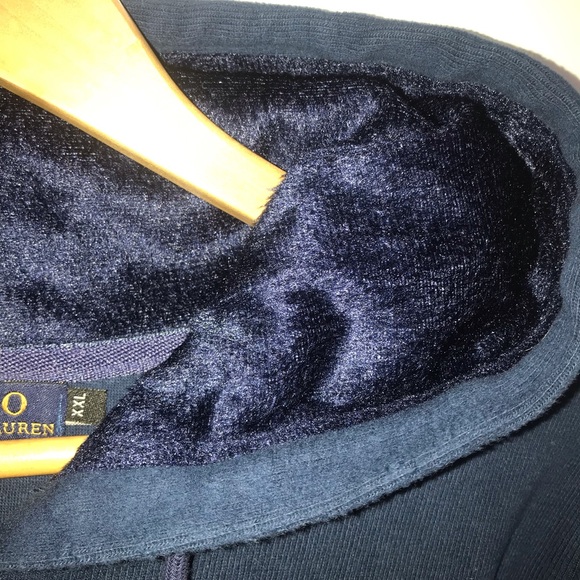Polo Ralph Lauren Pullover Hoodie In Navy - Picture 5 of 5